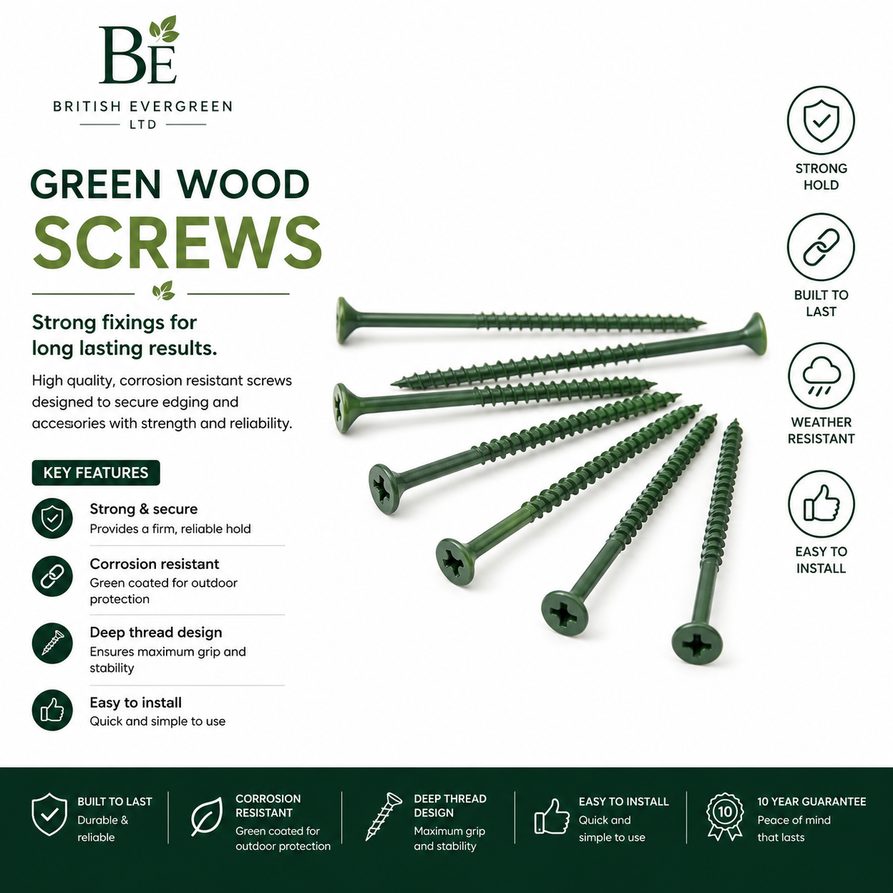 Green Wood Screws