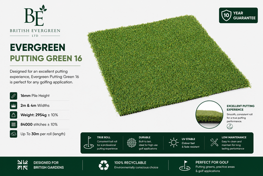 Evergreen Putting Green 16 - £22.99m²