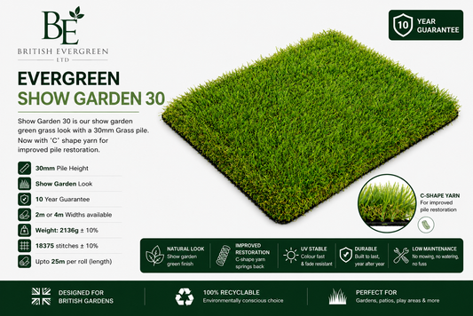 Evergreen Show Garden 30 - £17.99m²