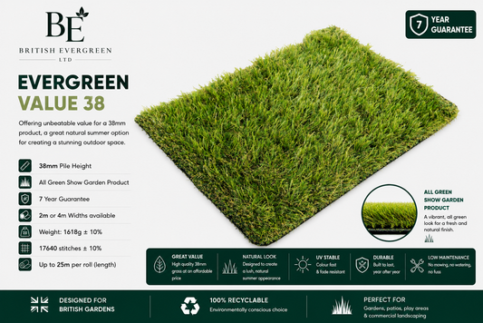Evergreen Natural 38 - £15.99m²