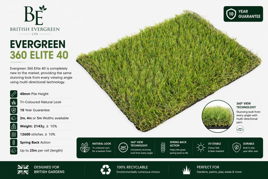 Evergreen 360 Elite 40 - £19.99m²