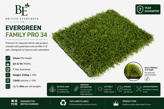 Evergreen Family Pro 34 - £17.99m²