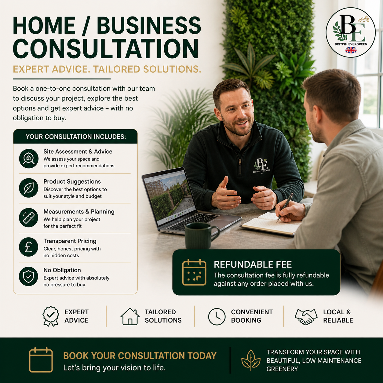 Refundable Home / Business Consultation