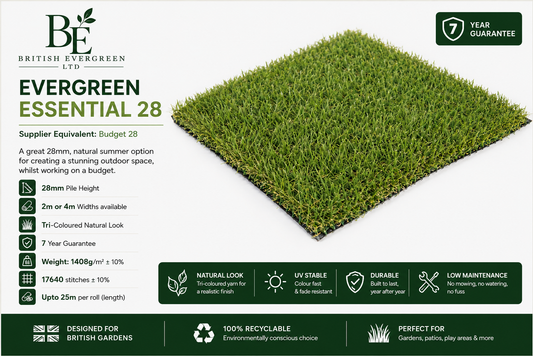 Evergreen Essential 28 - £13.99m²